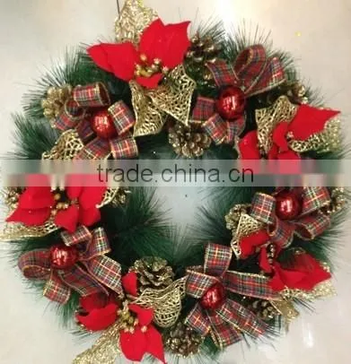 wholesale 80cm european style silver christmas garland