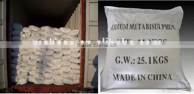 Factory Direct sodium metabisulfite food grade