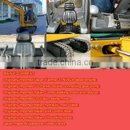 hot sale crawler excavator 18-7B with CE