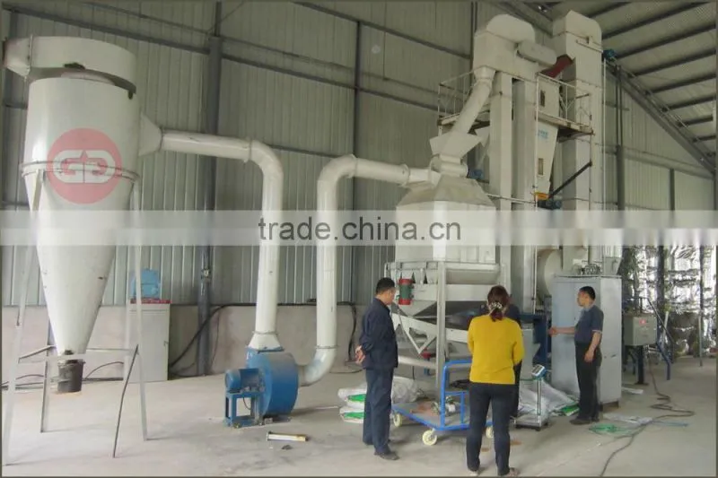 Complete wood granule production line
