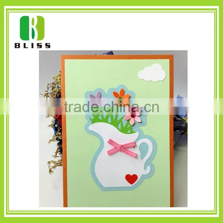 Wholesale 3d pop up custom printing folding paper reat handmade border greeting card designs