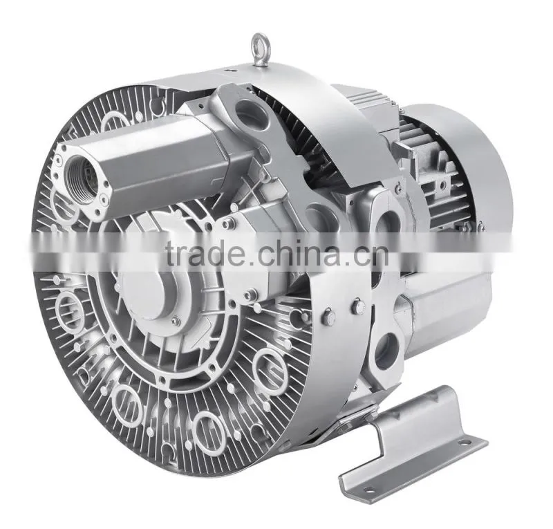 60HZ 1.75kw double-stage big airflow machine ring blower