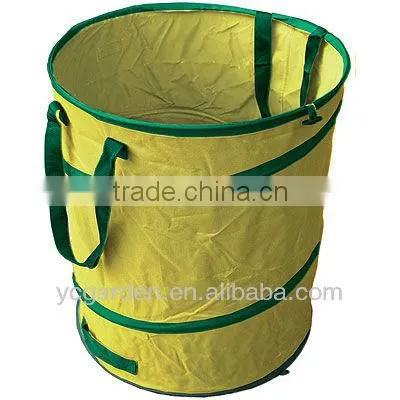 printed pop up garden bag PP PE oxford jute material garden bag wholesaler