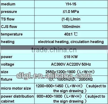 DFFILTRI test center manufacture DT-20 Multipass test bench