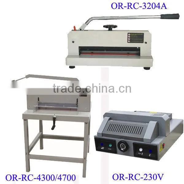 Electric guillotine paper cutter/A4 size paper cutting machine