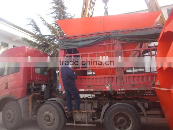 Industrial raw materials storage feeding steel hopper