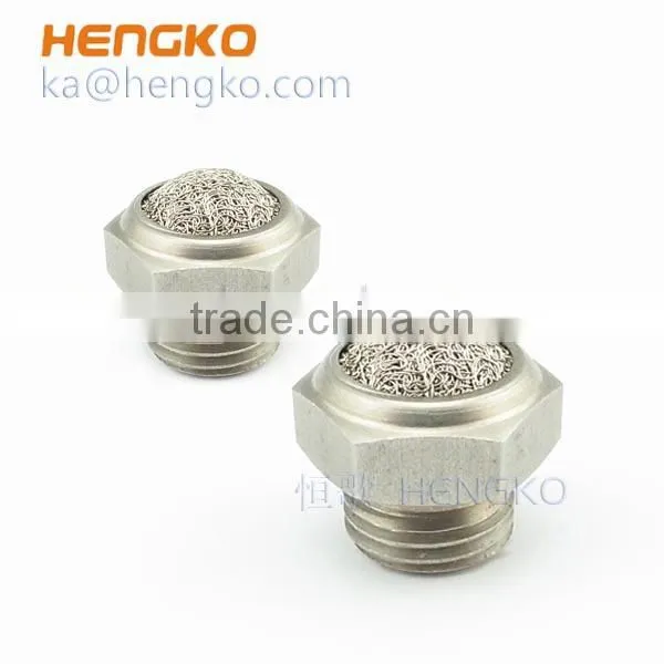 sintered brass stainless steel breather plugs