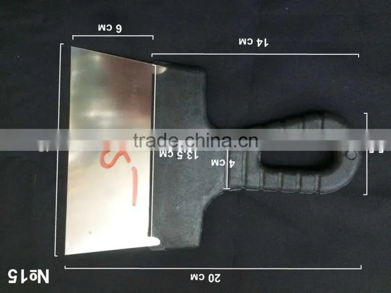 staineless steel spatula putty knife scraper with plastic handle
