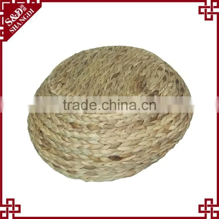 New egg shape natural water hyacinth woven pet bed / pet house