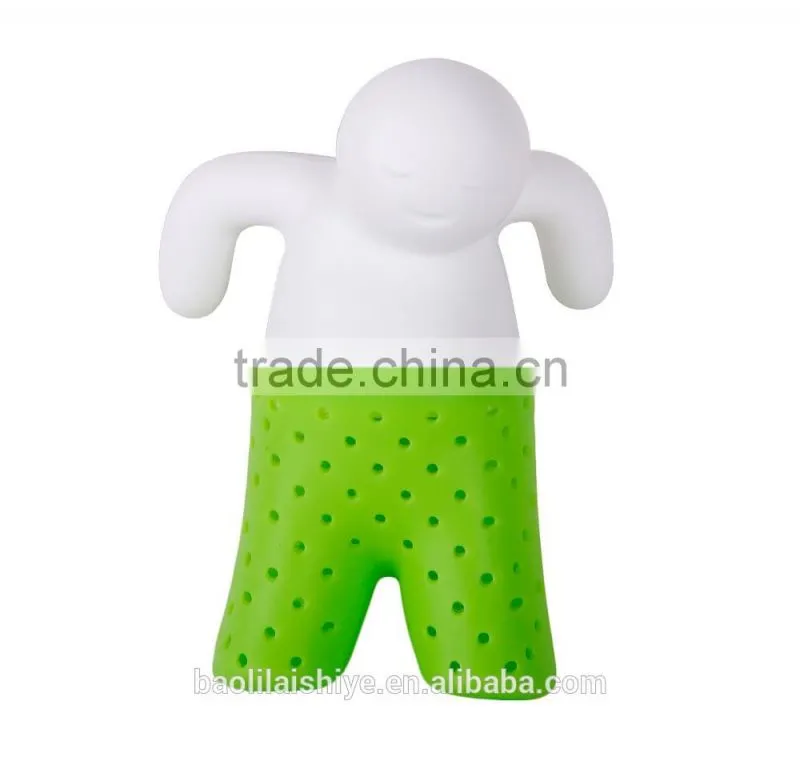 Mr.tea non-toxic BPA free silicone tea infuser