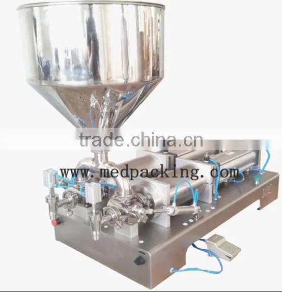 100-1000ml double heads Semi-Automatic Cream Filling Machine made in China