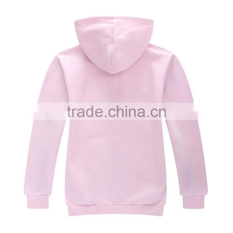 2015 sublimation 100% cotton long fitted hoodie hoodie pajamas