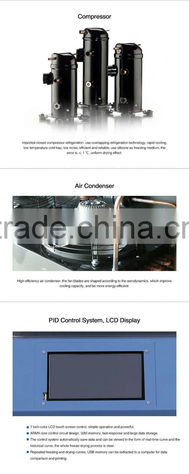 Lab Use Chemical Tabletop Freeze Dryer
