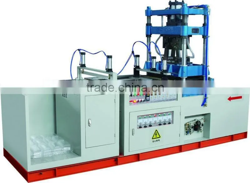 Automatic plastic air pressure thermoforming machine
