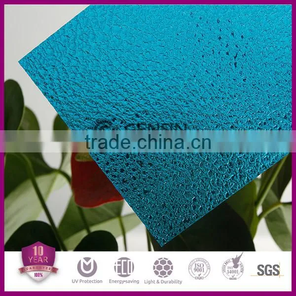 Transparent polycarbonate Sheet Roll 1220mm*30meters/ Embossed Polycarbonate Sheet