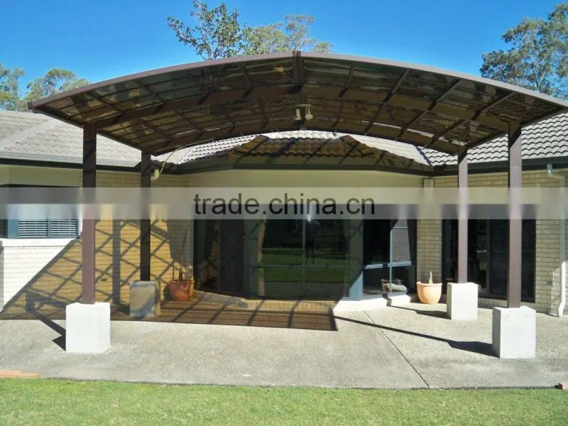 Aluminum outdoor used villa carport, cheap mental carport