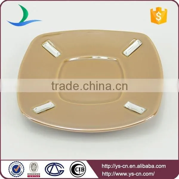 Wholesale ceramic square tea cup sets