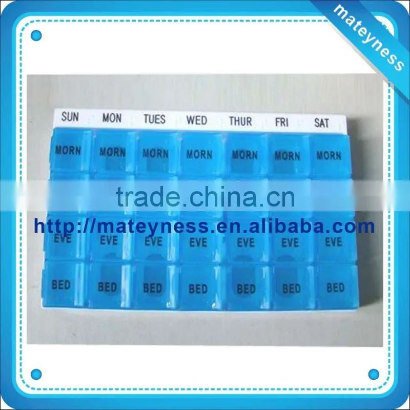 2012 HOT SELLING Weekly Pill Box with Spring
