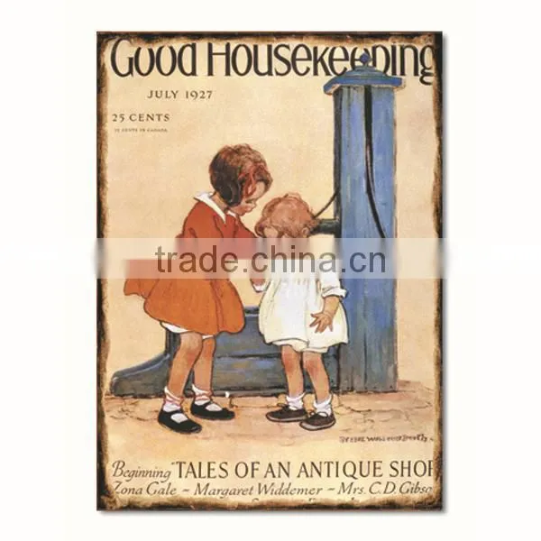 Good Housekeeping Plaque Home Decorative Plaque Metal Sign