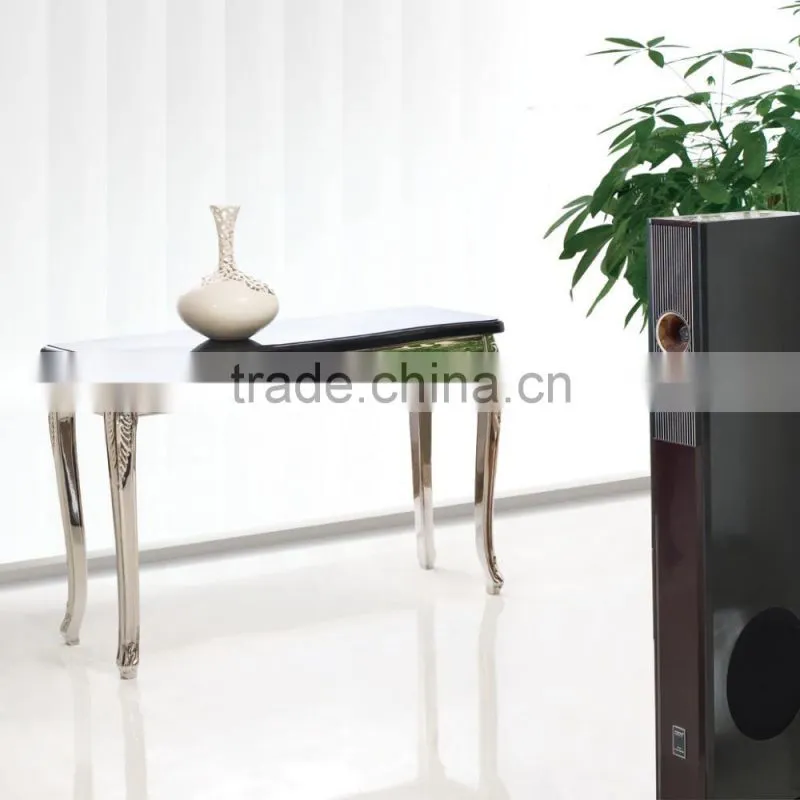 F364 Stainless Steel Marble Top Console Table on Sale