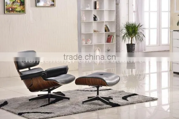 Leisure chair replica living room furniture leather lounge chair emes chair