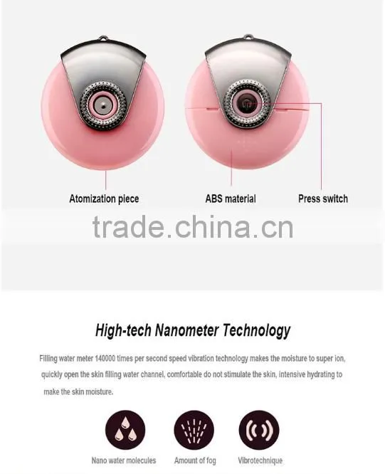 Lazy Mini Mobile Moisture Supplier Portable Facial Beauty Spay Moisturizer Humidifier For Wholesale