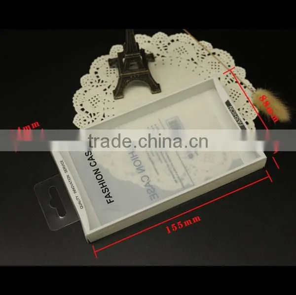 Good design fashional PVC packaging box for phone case, Custom logo PVC packaging box