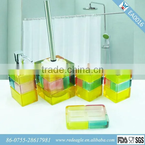 Blue commercial bathroom accessories/bathroom shower sets