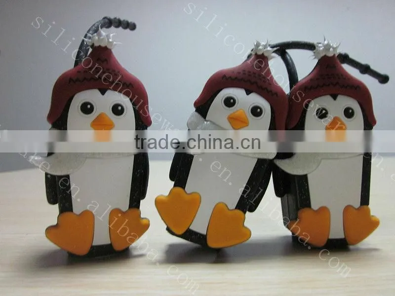 Cute animal 3d silicone hand sanitizer holders