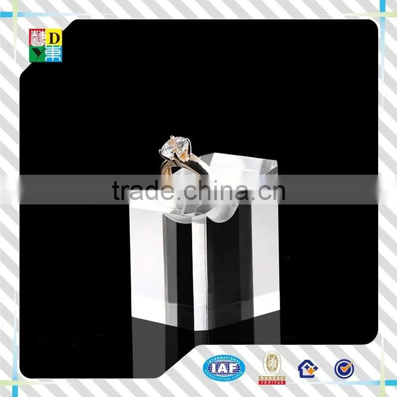 Luxury design acrylic jewelry display stands for ring and earing,New arrival popular bottle acrylic display from China