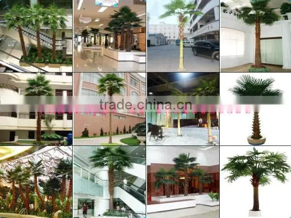 LZB081223 outdoor palm tree artificial decorative metal palm trees for sale