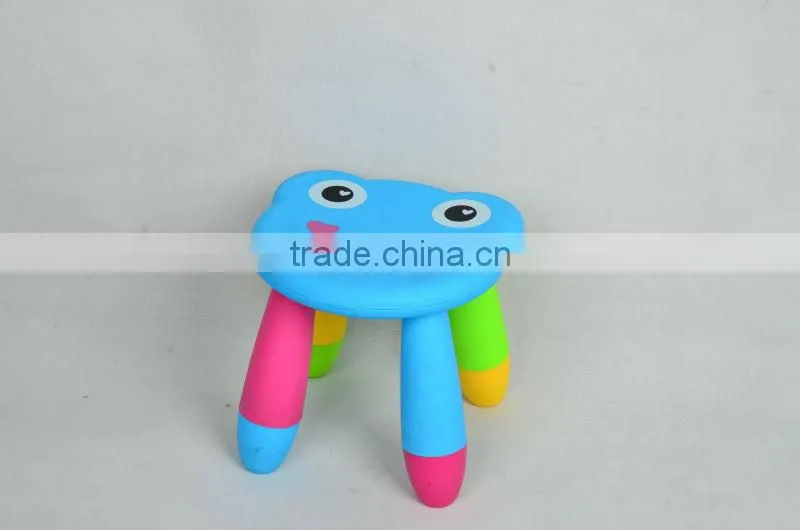 detachable lovely carton shape plastic kids stool