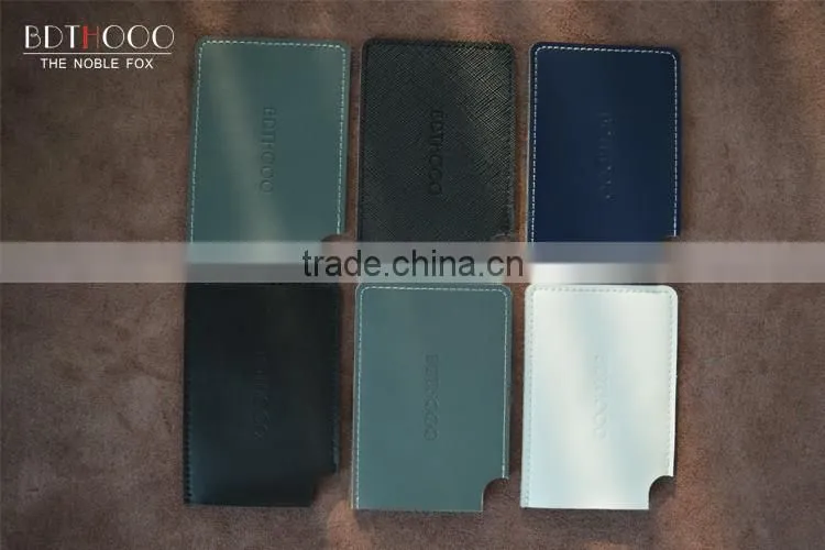 Custom portable card holder/ leather card holder wallet from Italy