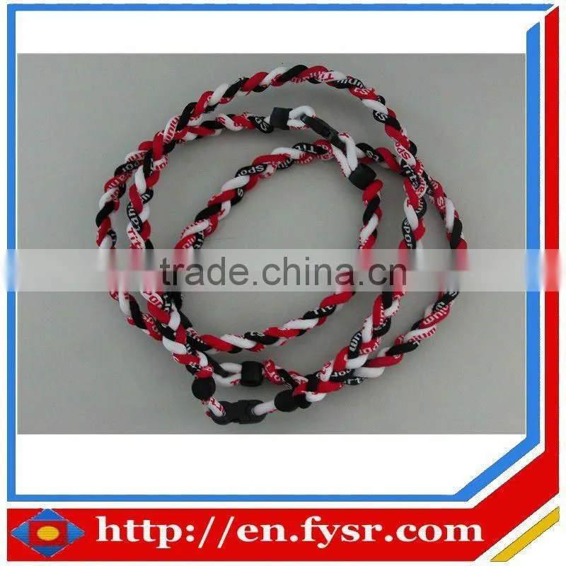 sport tri necklaces silicone sport necklaces