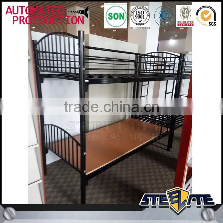 Latest metal bed designs prison bunk bed from China manufacturer
