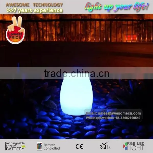 fashion color changing led gift for table lighting decor