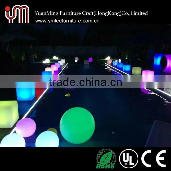 Glowing led lighting ball /waterproof led ball /outdoor lighting led ball
