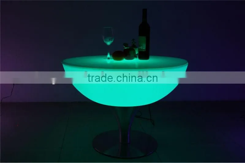 Club table led chair table with waterproof home furniture cocktail table