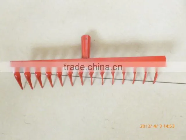 garden tools 12 teeth carbon steel rakes