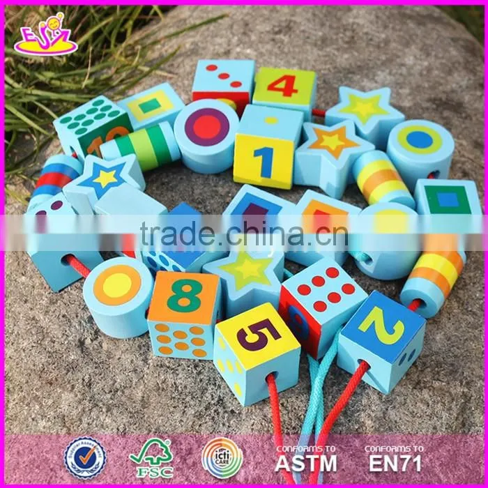 2017 Funny educational toys wooden toddler games W11E065-S