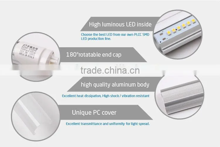 Best price led tube light T8 18W 2 years warranty