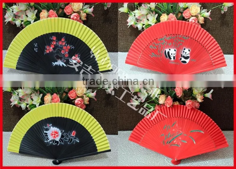 Chinese bamboo ladies folding fan