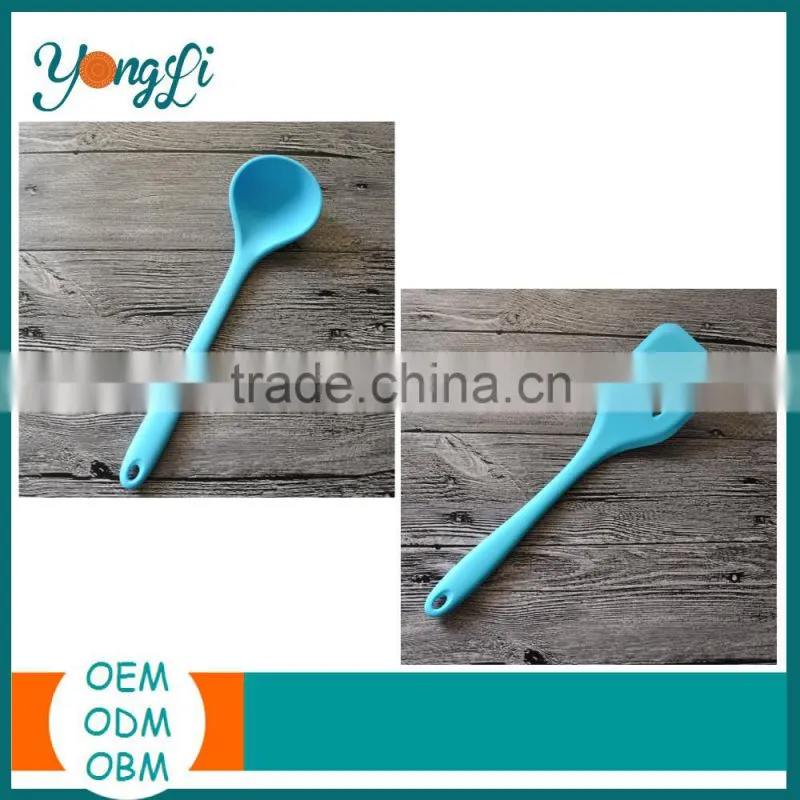 Silicone Kicthen Cooking Tools Spatula Cooking Spoon Soup Ladle Egg Turner Kitchen Accessories Silicone