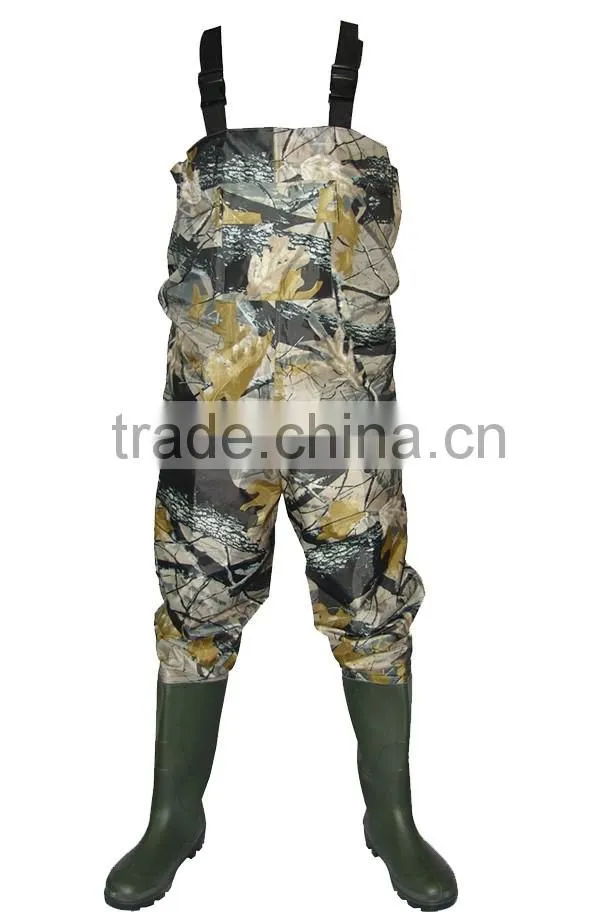 pvc/rubber/neoprene chest wader, fishing breathable waders