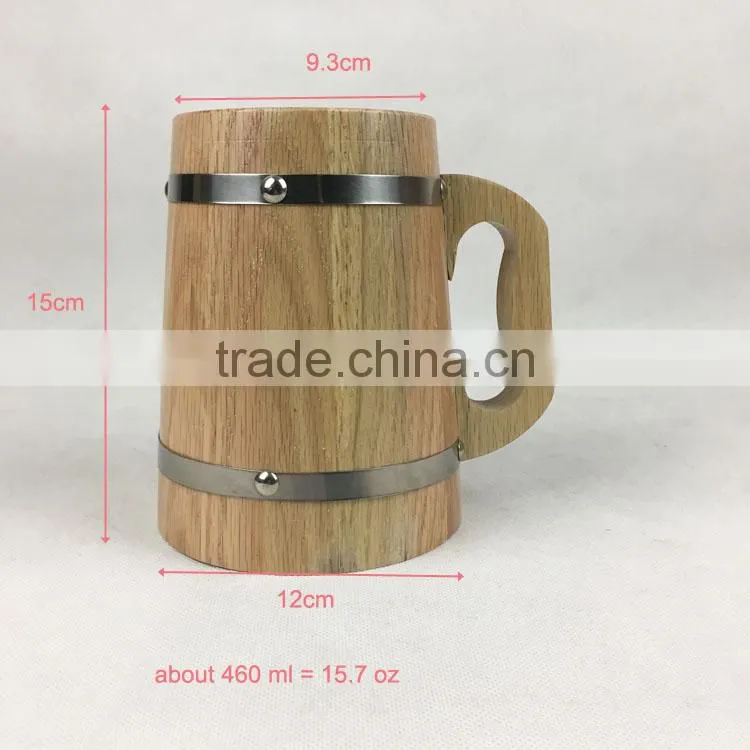 factory new style big size cheap price wooden custom tea cup