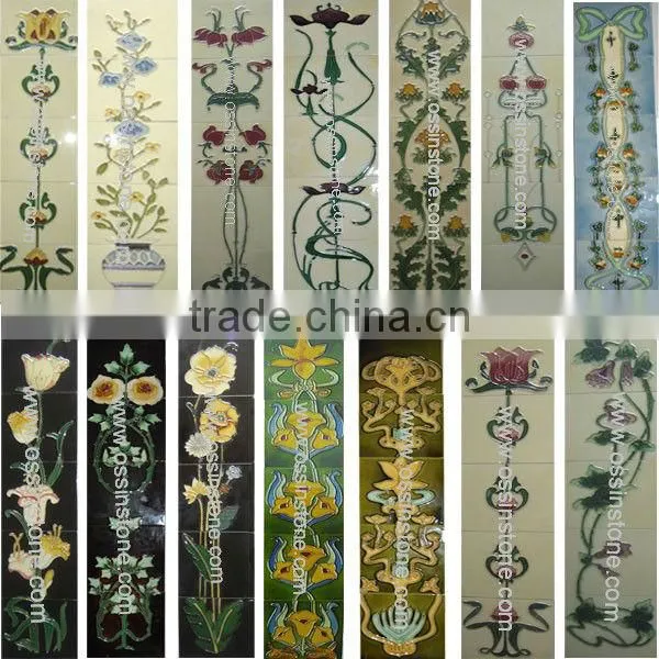 Hand Made Ceramic Tiles For Fireplace
