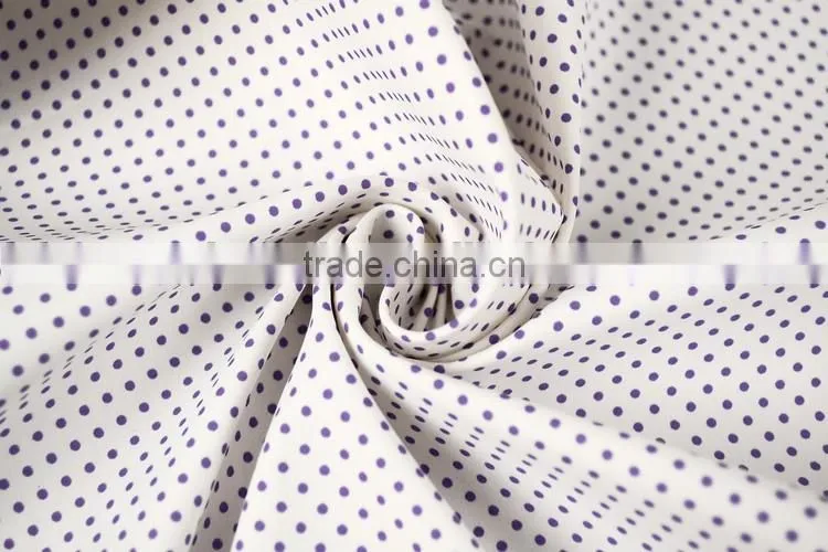 240t pongee polyester fabric/polyester pongee lining/100% polyester dot pongee fabric