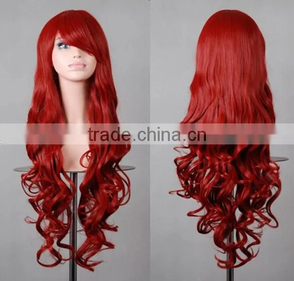 Colorful fashion Cosplay Wig Bob Style human Hair Wigs cheap party wigs