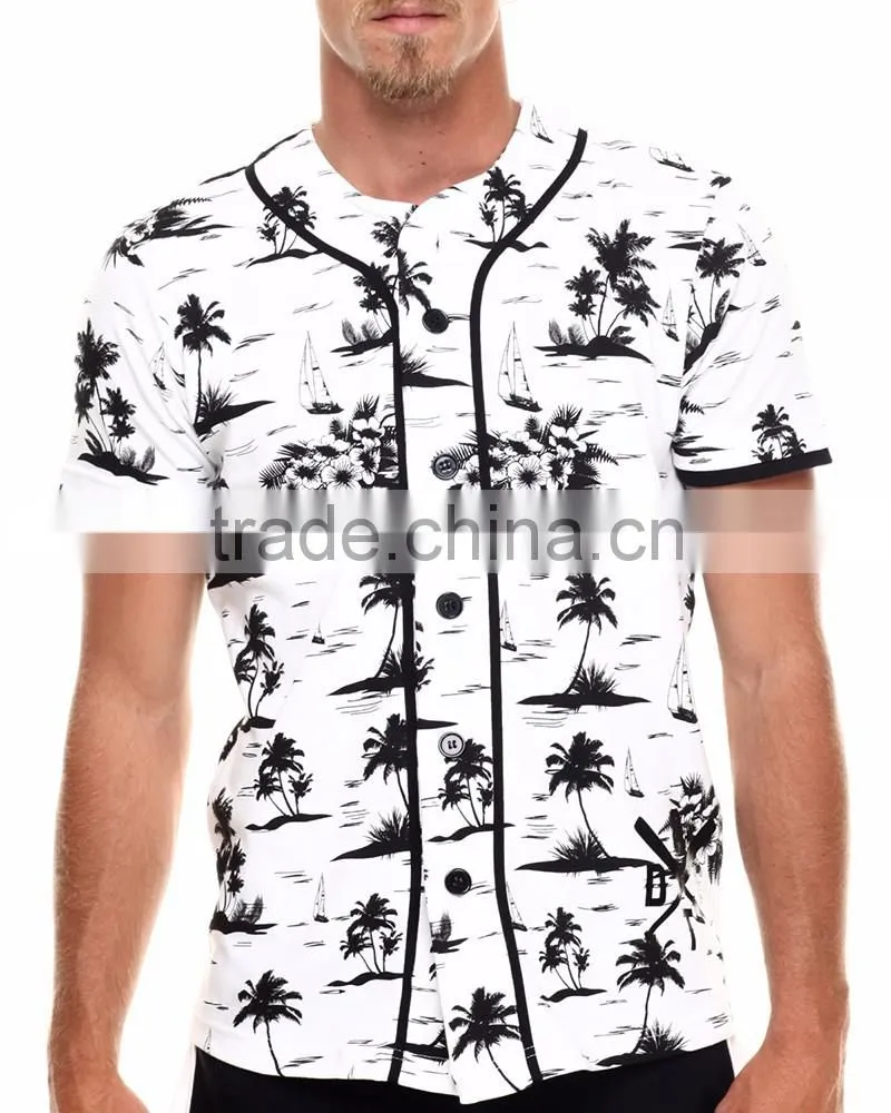 fashion mens custom sublimation camo baseball jerseys