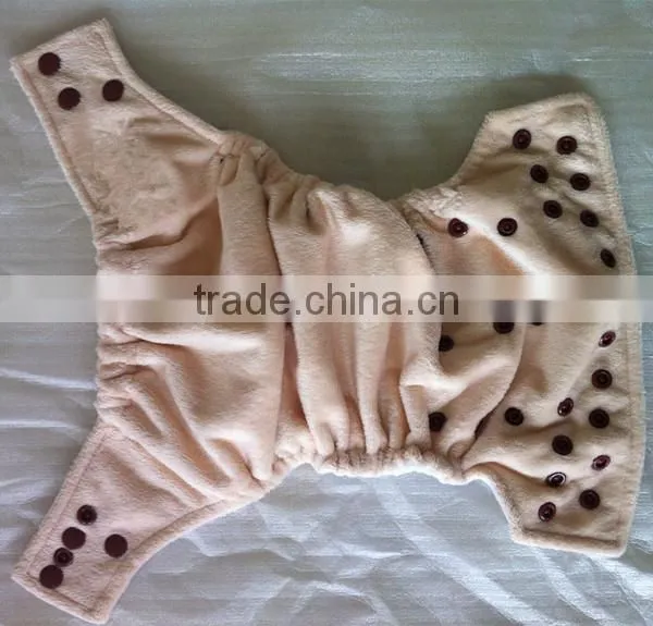 Newborn minky cloth diaper for baby in high quality